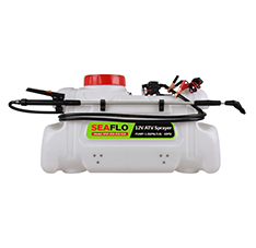 ATV Spot Sprayer 50L Capacity, 3.1LPM Pump, 60PSI / with Flow Regulator Valve