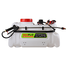 ATV Spot Sprayer 50L Capacity, 5LPM Pump, 100PSI / with Flow Regulator Valve 