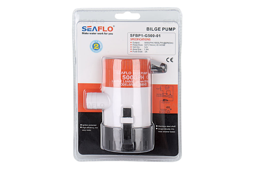 SEAFLO 01 Series  1100GPH Seaflo Bilge Pump