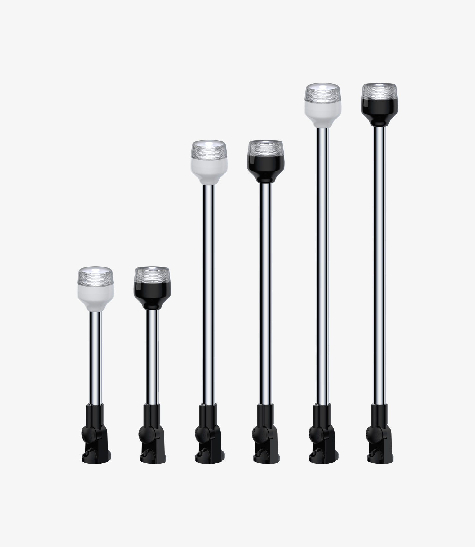 LED All-Round Pole Lights 05 Series (Adjustable Mount)——Plastic Base