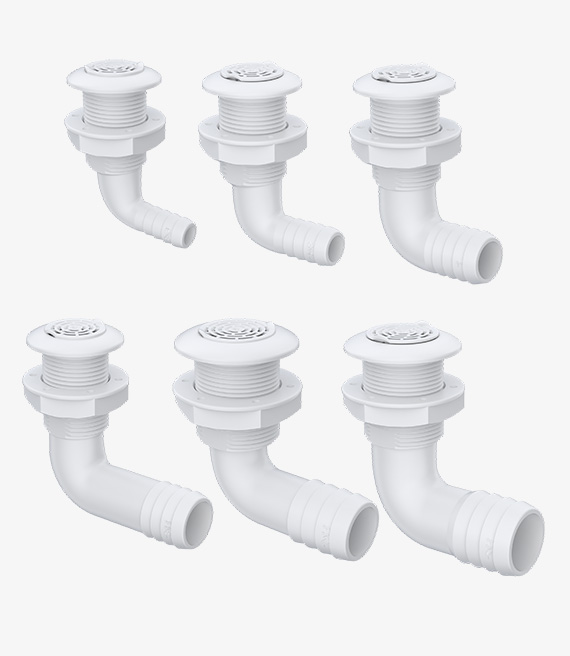 90°角排水口04系列（带过滤口）